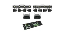 Eurolite Set 2x LED KLS-180 + 2x LED WF-40 + DMX LED Color Chief Controller