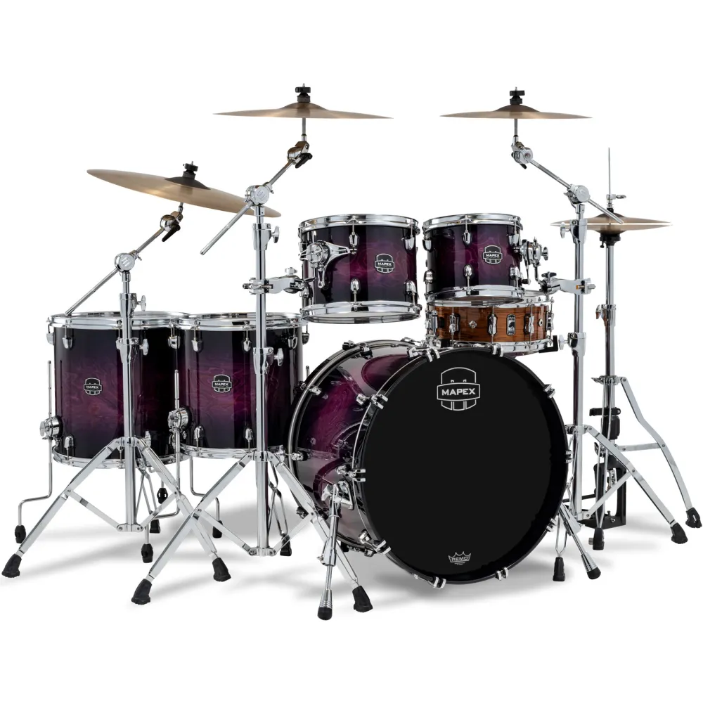 Mapex Saturn VI Studioease Shellset Royal Purple Burst