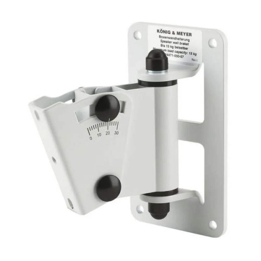 K&M 24471 Speaker Wall Mount White