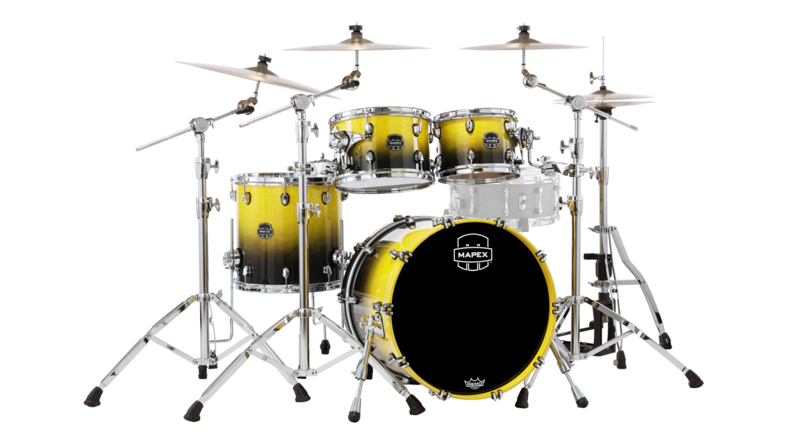 Mapex Saturn Fusion Shellset Sulphur Fade UJ