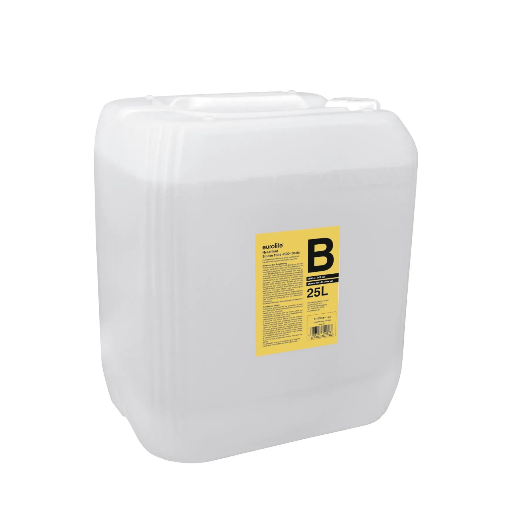 Eurolite Smoke Fluid -B2D- Basic Nebelfluid 25l