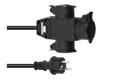 Eurolite Verlängerung 3x1,5 5m 3-fach