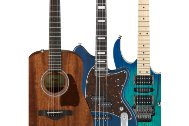 Gitarren und Bässe