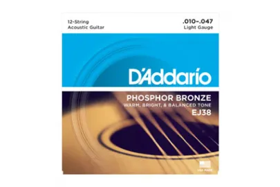 Daddario EJ38 Saiten für 12-Saiter Akustikgitarre