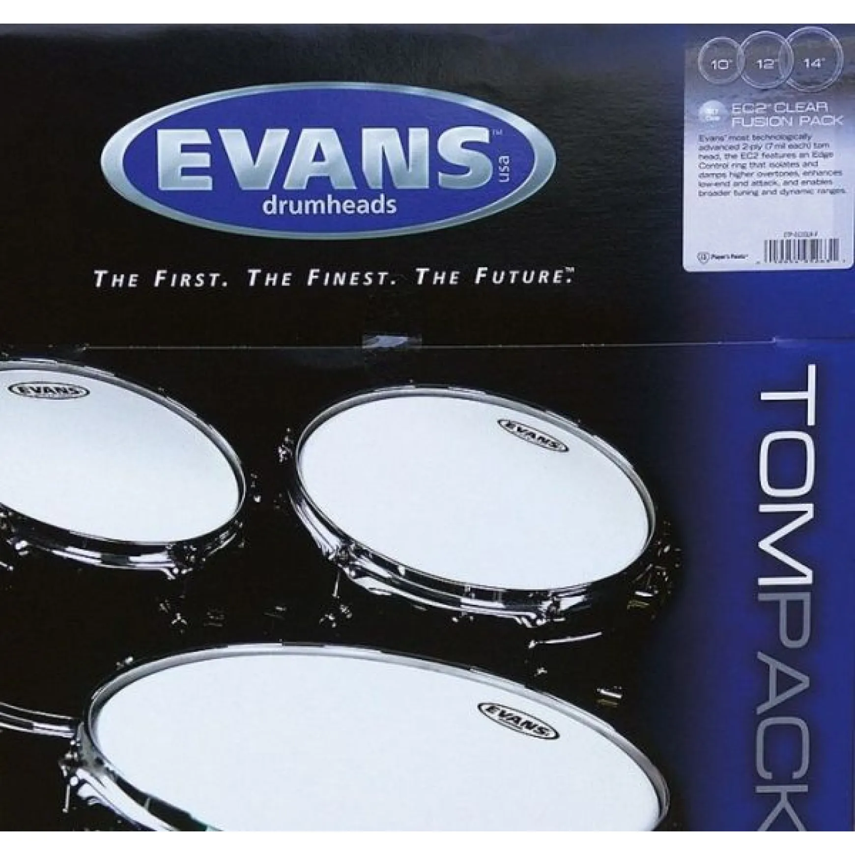 Evans EC2S Studio Set Frosted