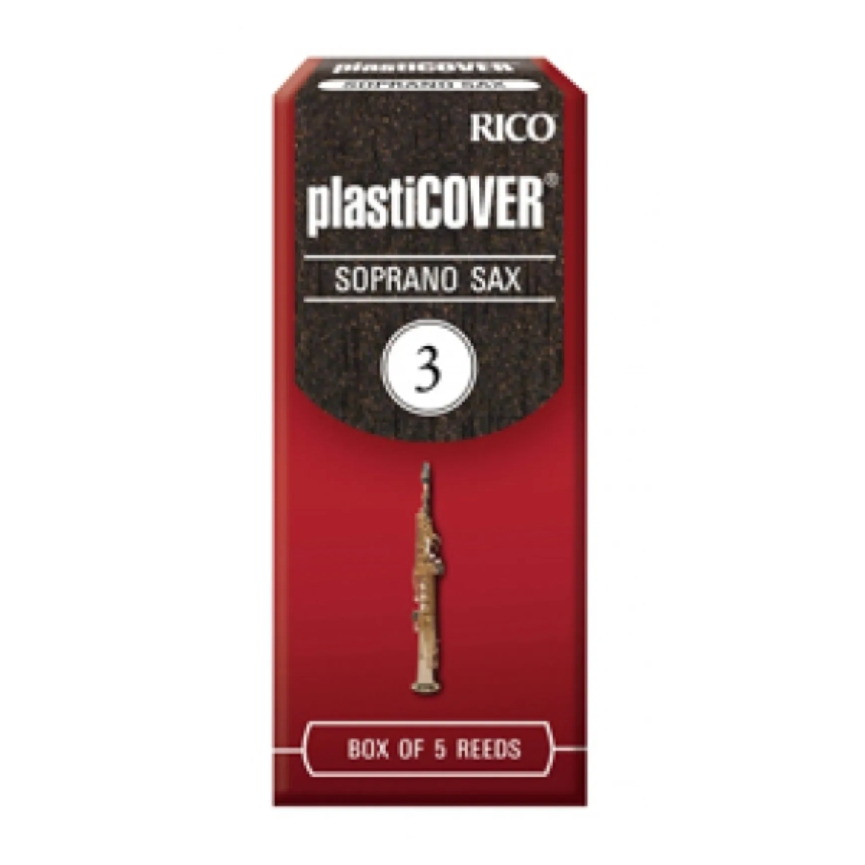 Rico Plasticover Sopran-Sax 3,5 5er Box RRP05SSX350