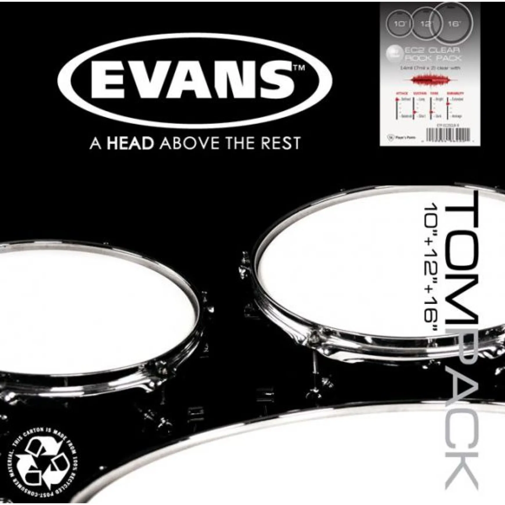 Evans EC2S Fusion 2 Set Clear