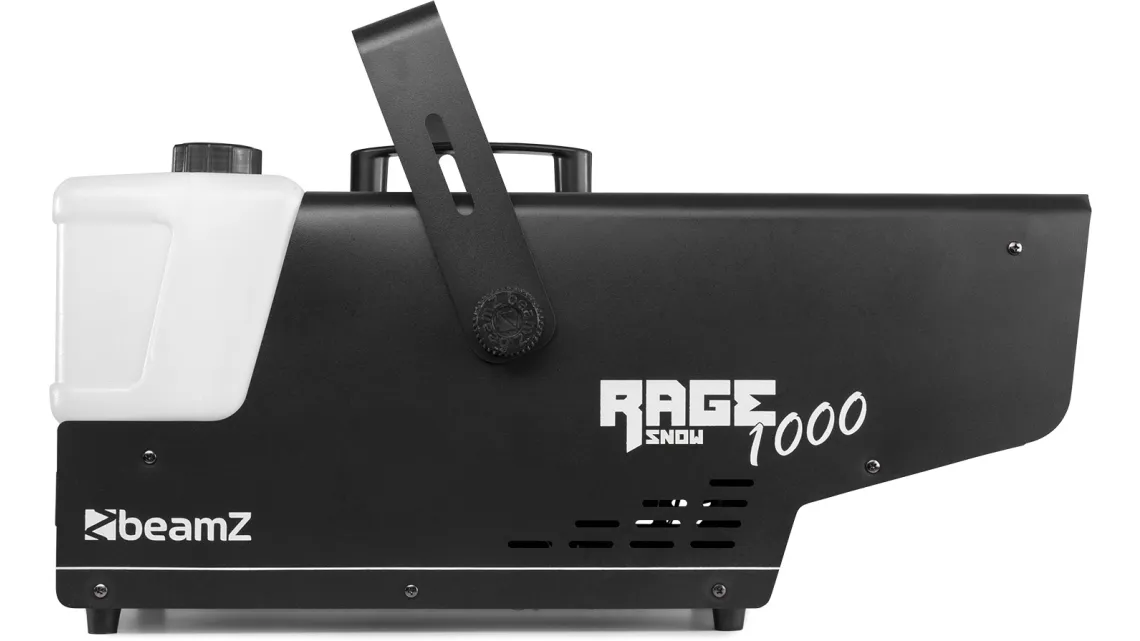 beamZ RAGE 1000 Schneemaschine mit Wireless-Controller
