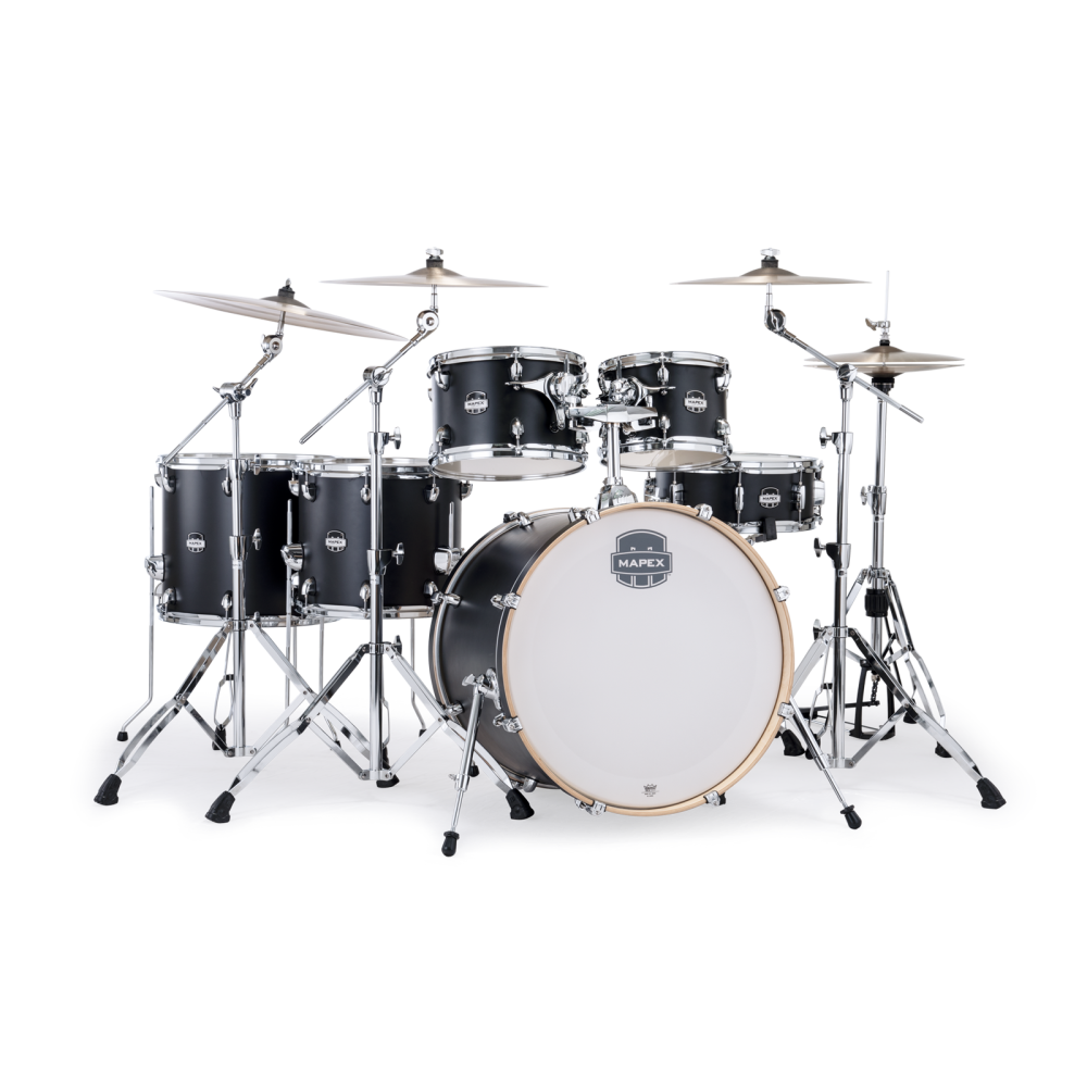 Mapex Mars Maple Stage+ Shellset Matte Black KD