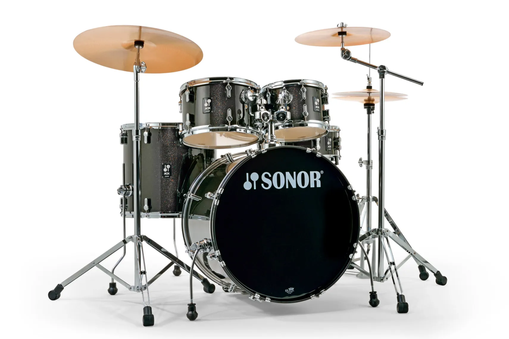 Sonor AQX Stage Set Black Midnight Sparkle BMS inkl. gratis Hocker