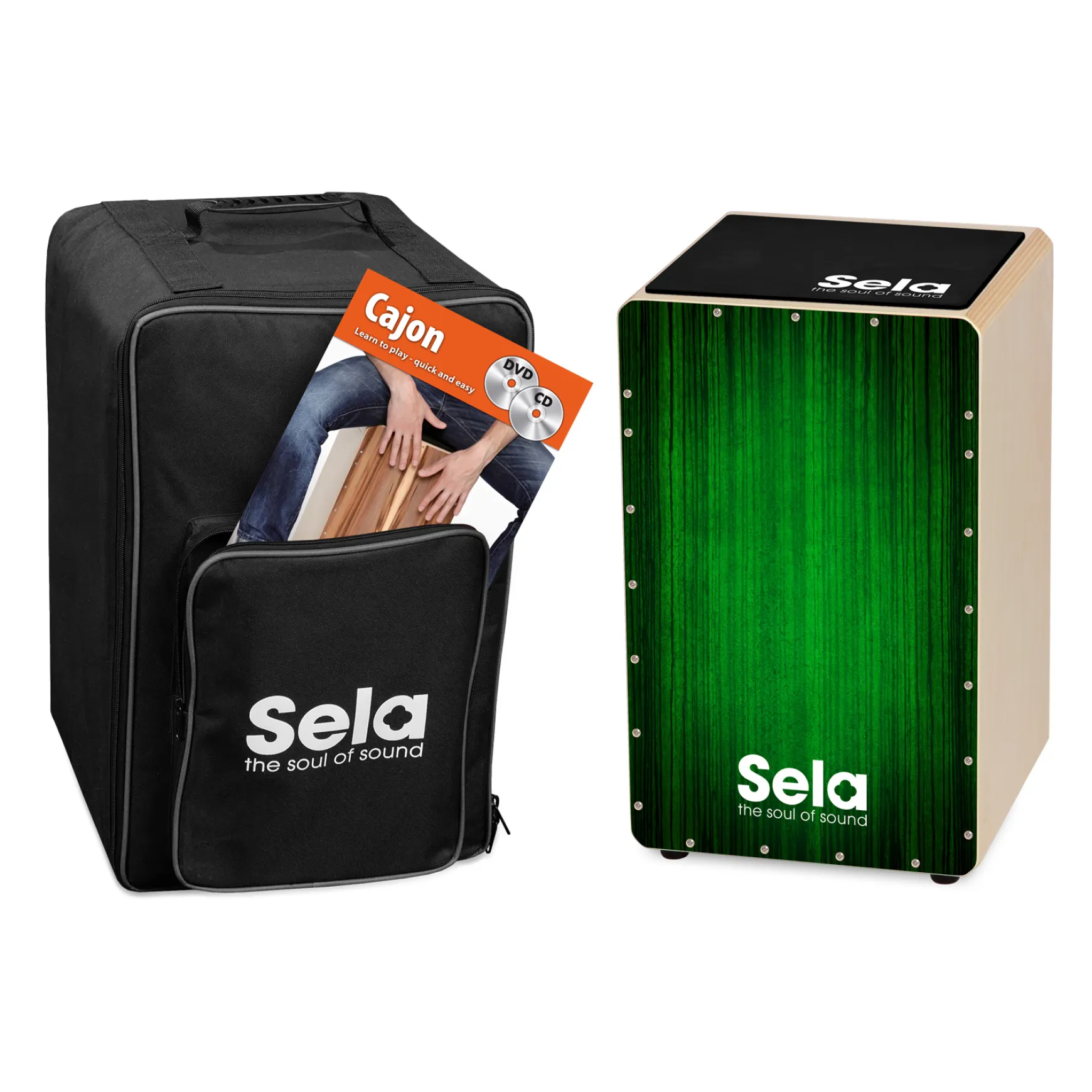 Sela SE063 Varios Cajon Bundle Grün