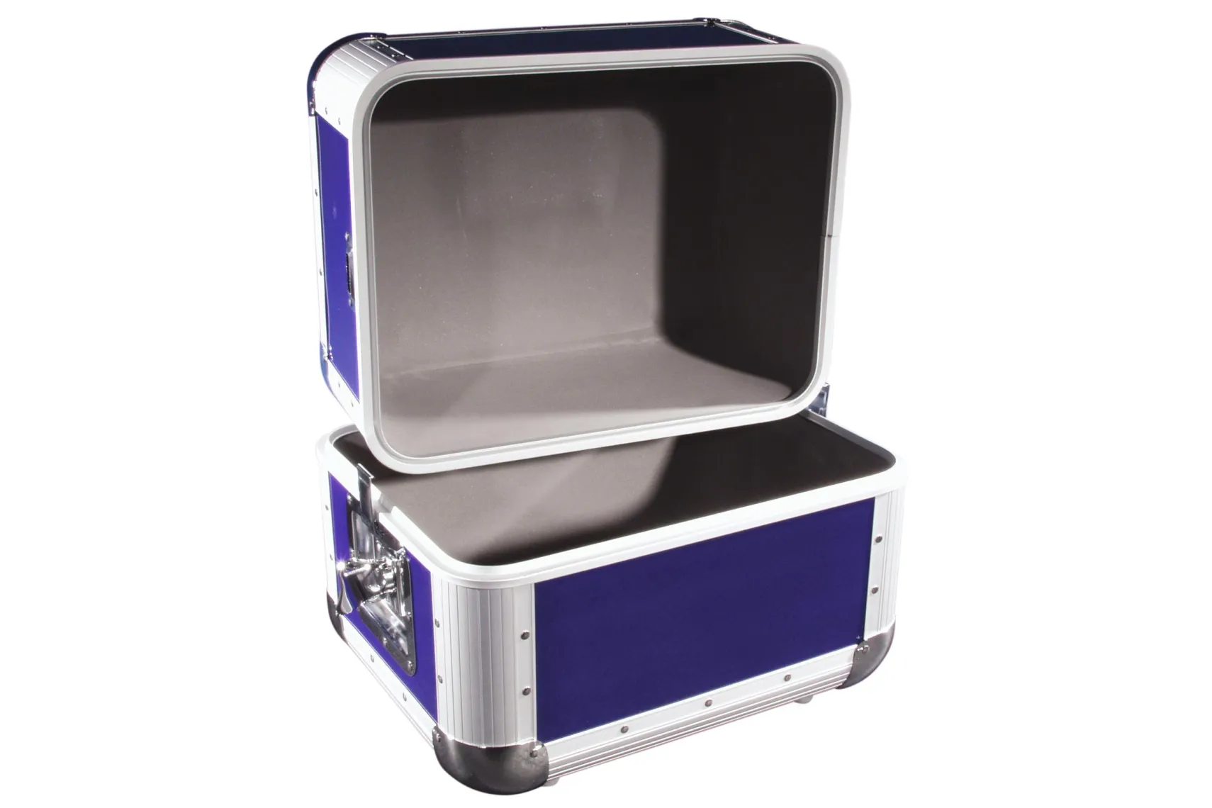 Roadinger Platten-Case ALU 50/50 abgerundet dunkelblau