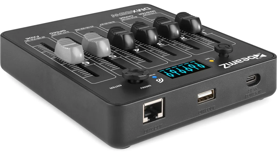 beamZ DMX65W Kabelloser batteriebetriebener DMX-Contror