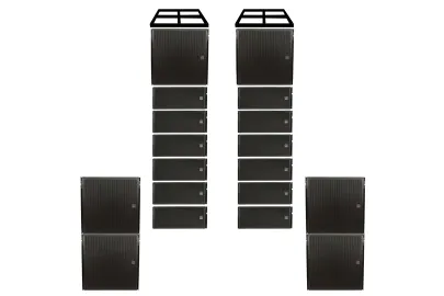 Ihos DILOS System 3 L/R Aktiv Line Array Bundle Set mit 12 Tops und 6 Subs