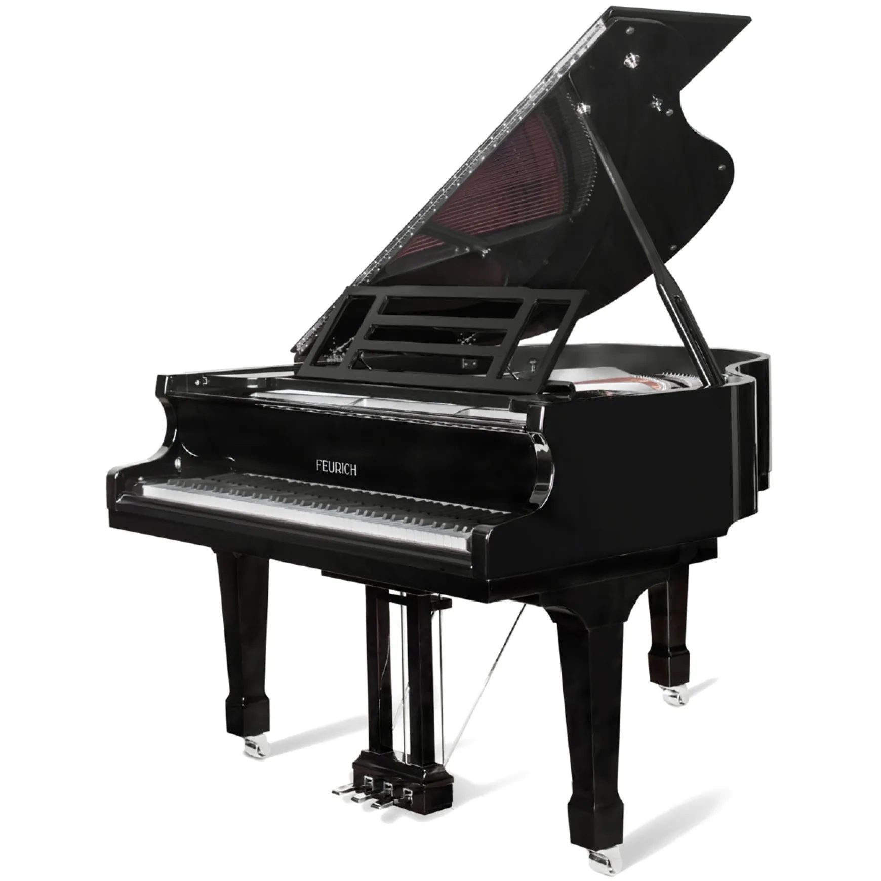 Feurich Flügel Dynamic I 162 schwarz (Chrom)