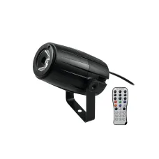Eurolite Set Spiegelkugel 20cm mit Motor + LED PST-5 QCL Spot sw 