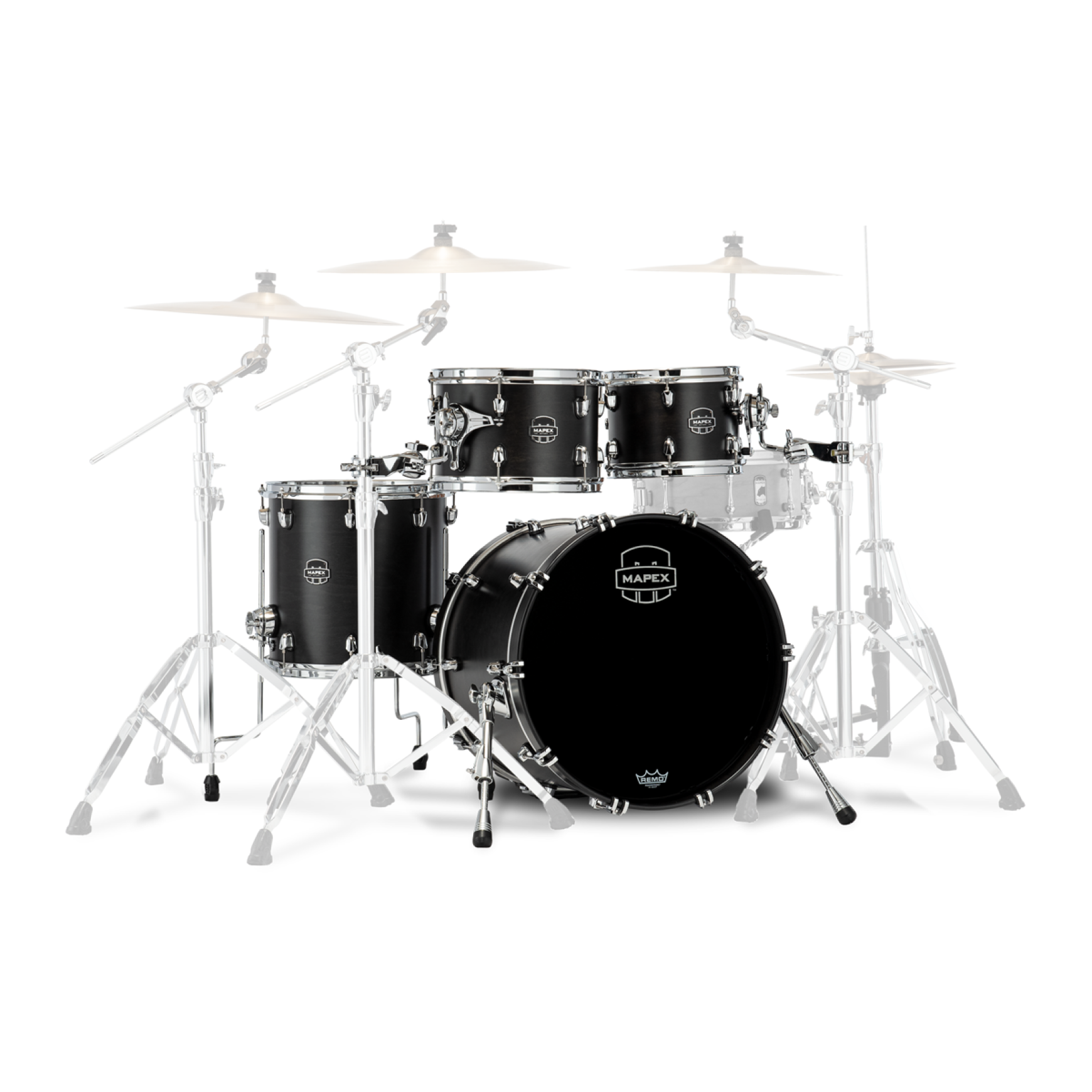 Mapex Saturn Fusion Shellset Satin Black