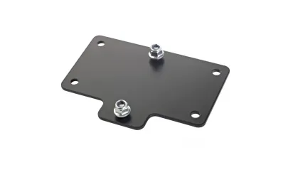 K&M 24357 Adapterplatte 4 - schwarz