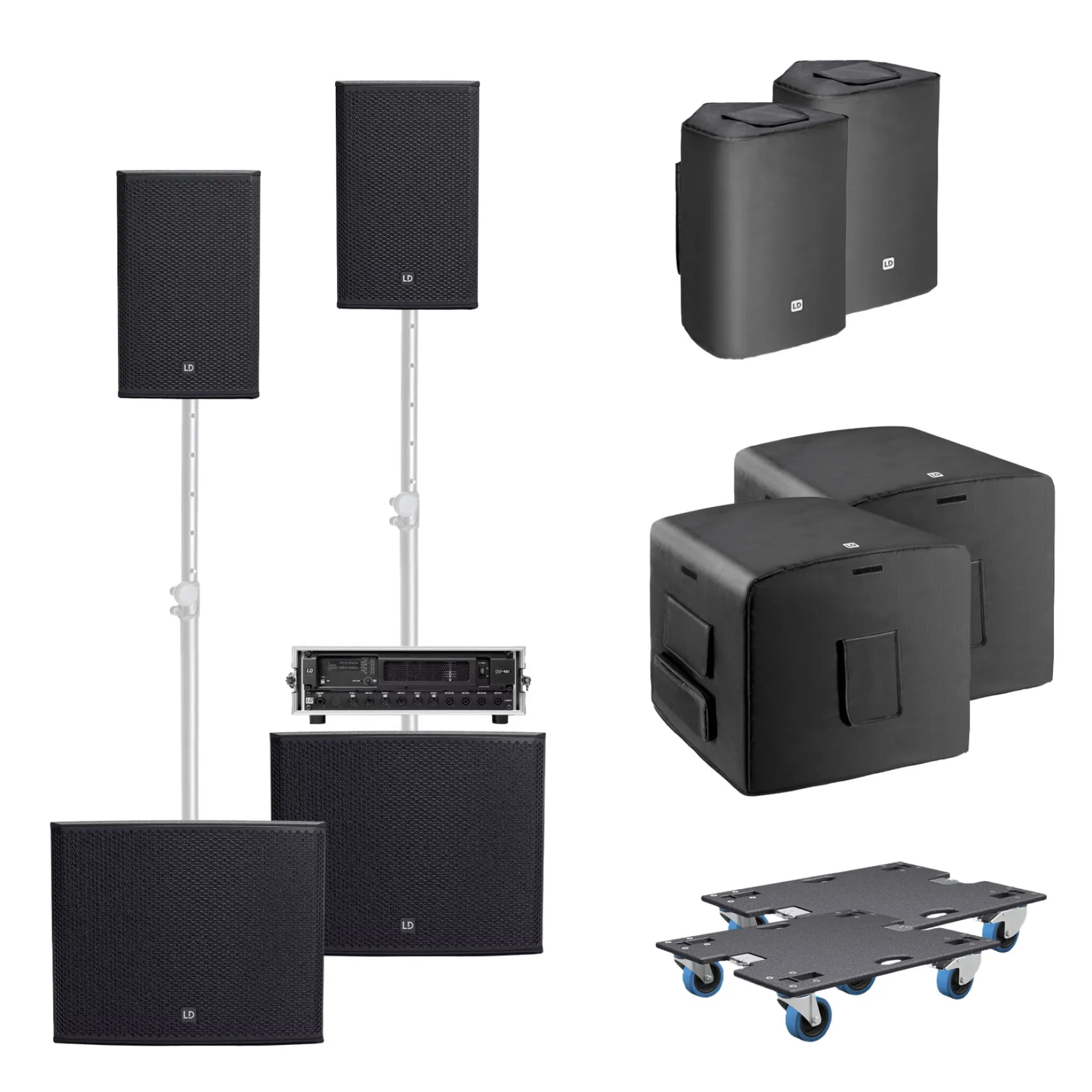 LD Systems Stinger G3 Event Bundle Set Passiv inkl. Endstufe