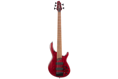 CORT B5 Element E-Bass Open Pore Burgundy Red 5-Saiter
