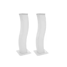 Eurolite 2x Stage Stand 150cm geschwungen+Cover &Tasche