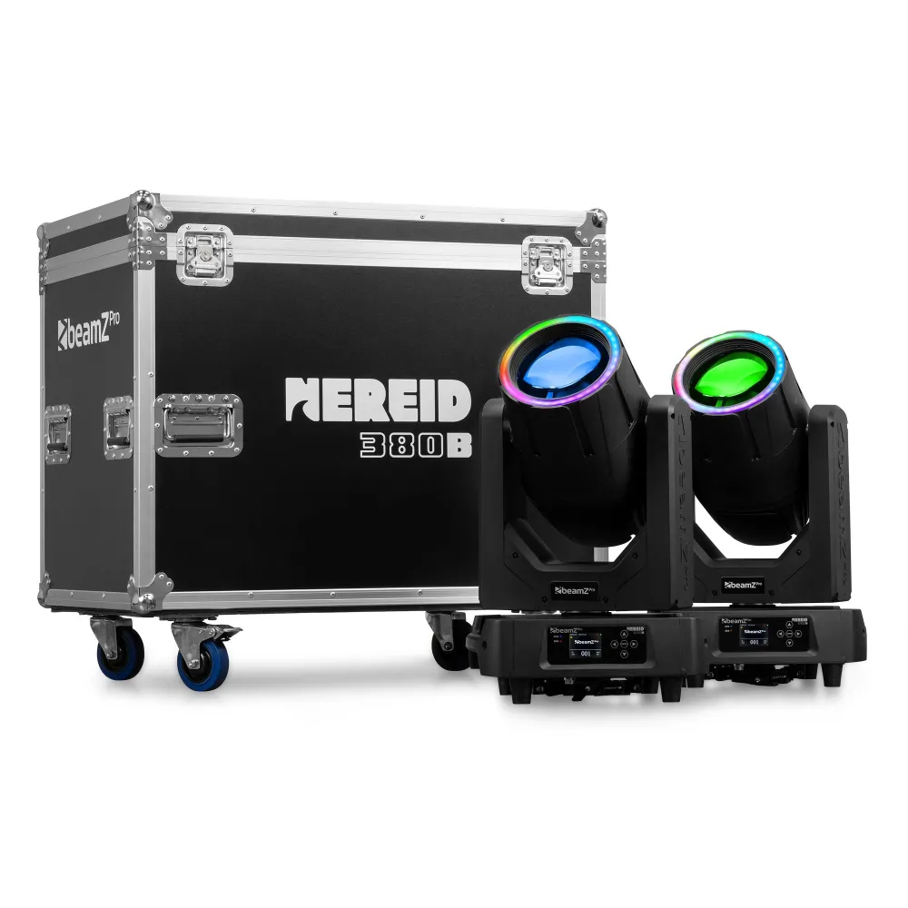 beamZPro Nereid380B Outdoor Moving Head Beam 2 Stk.