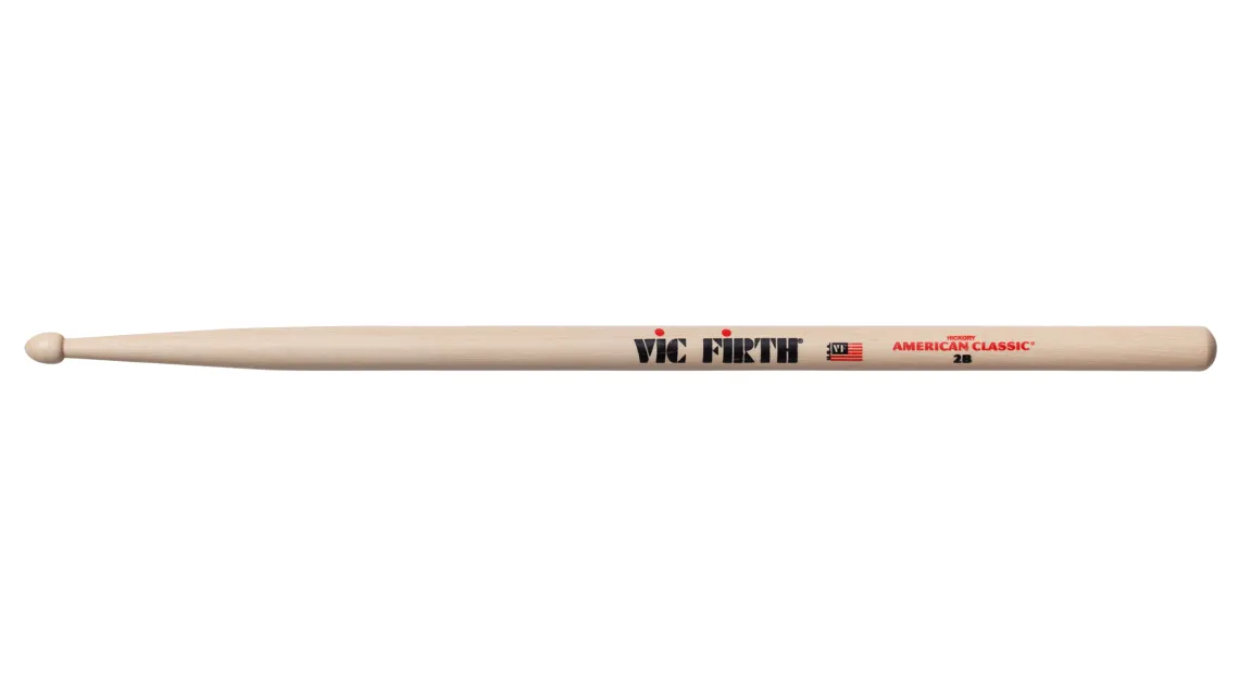 Vic Firth 2B American Classic Hickory Drumstick