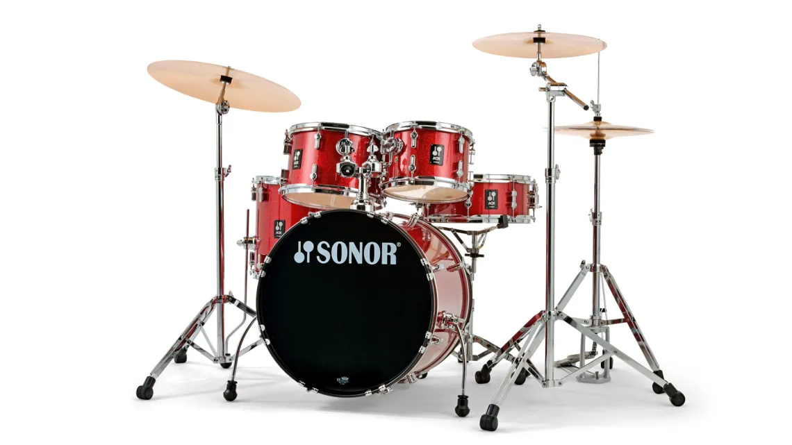Sonor AQX Studio Set Red Moon Sparkle RMS inkl. gratis Hocker