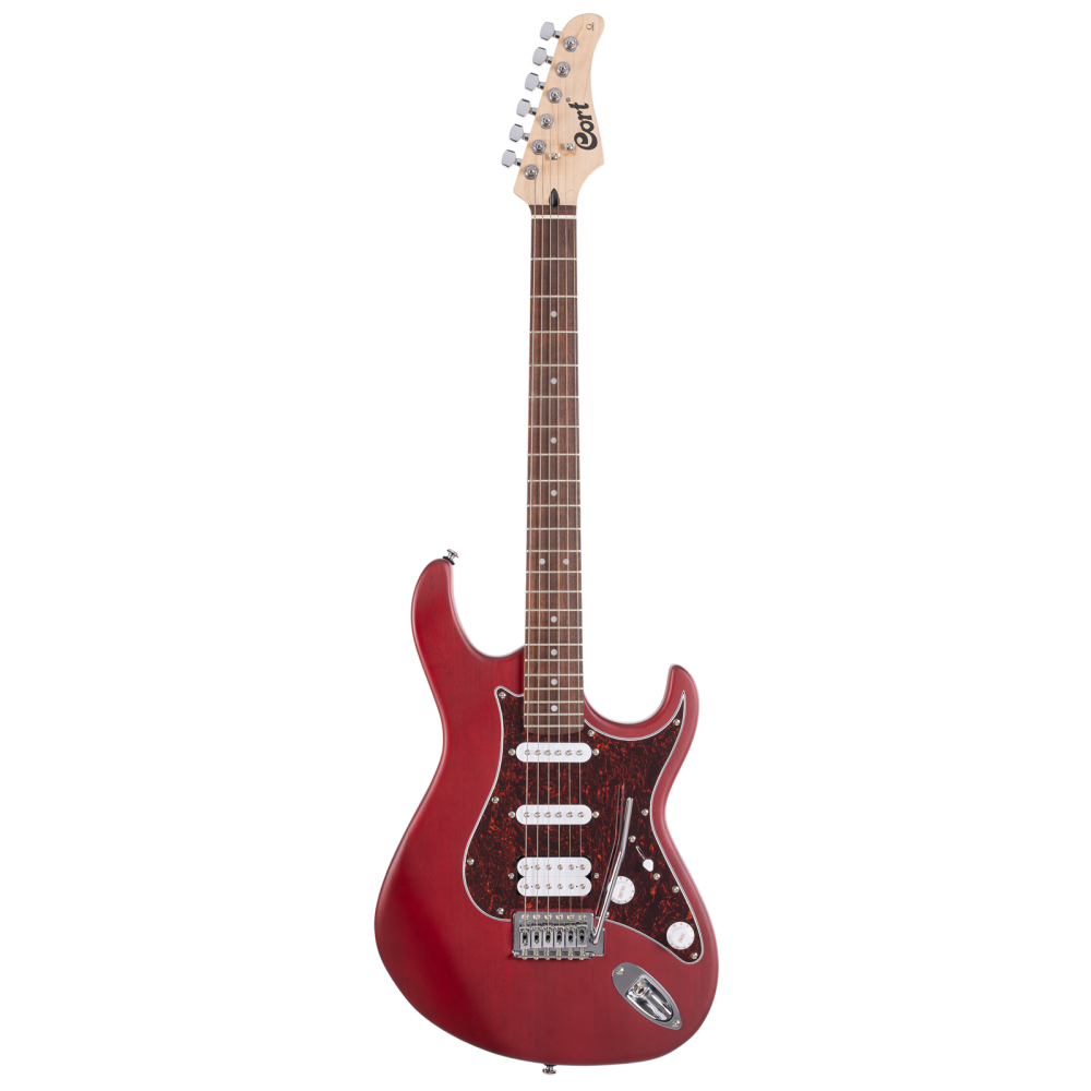 CORT G110 E-Gitarre Open Pore Black Cherry