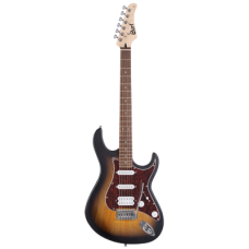 Cort G110 Open Pore Sunburst mit E-Gitarren Combo