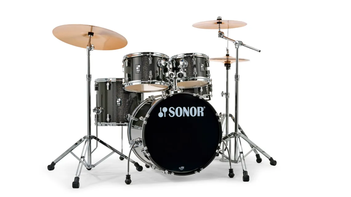 Sonor AQX Studio Set Black Midnight Sparkle BMS inkl. gratis Hocker