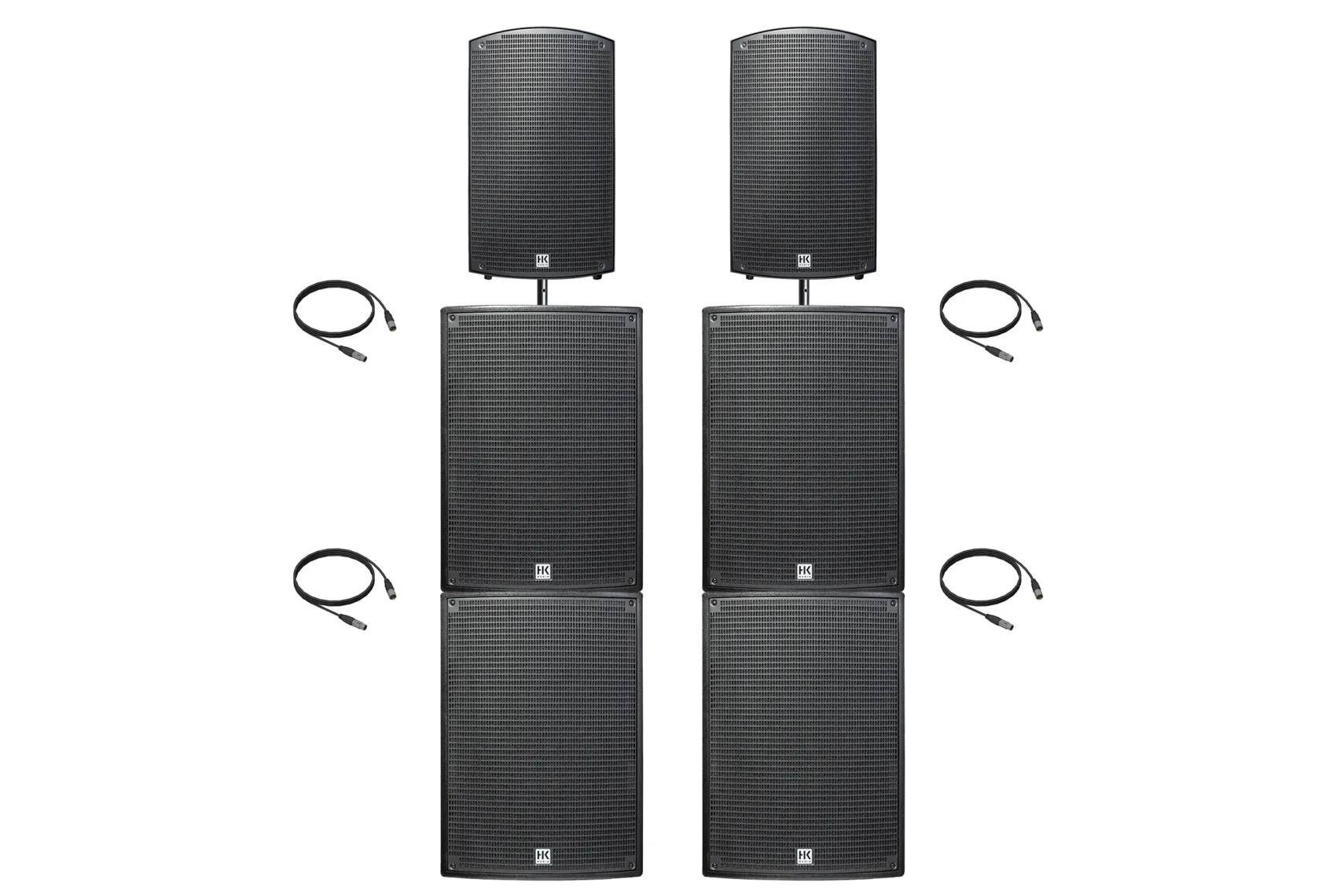 HK Audio Sonar 1215 Power XL Bluetooth Bundle Set