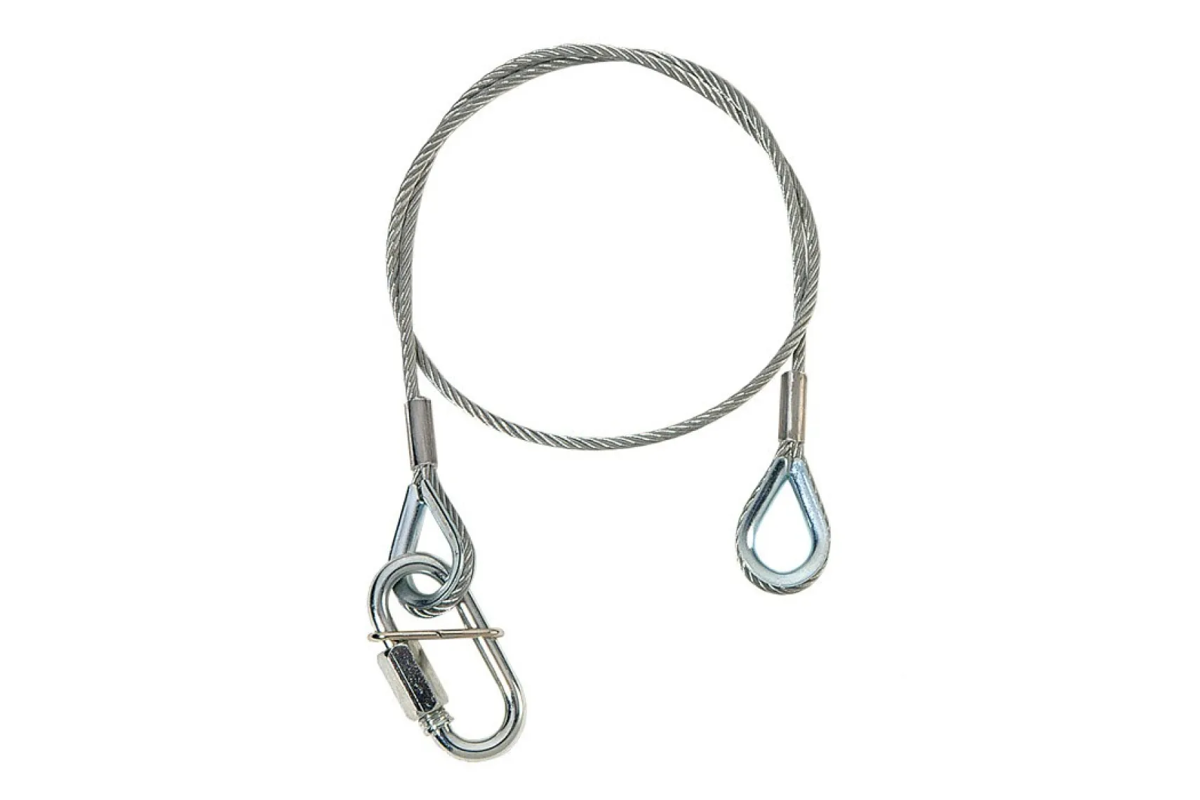 Adam Hall S37060 Sicherungsseil 60cm mit Schraubglied