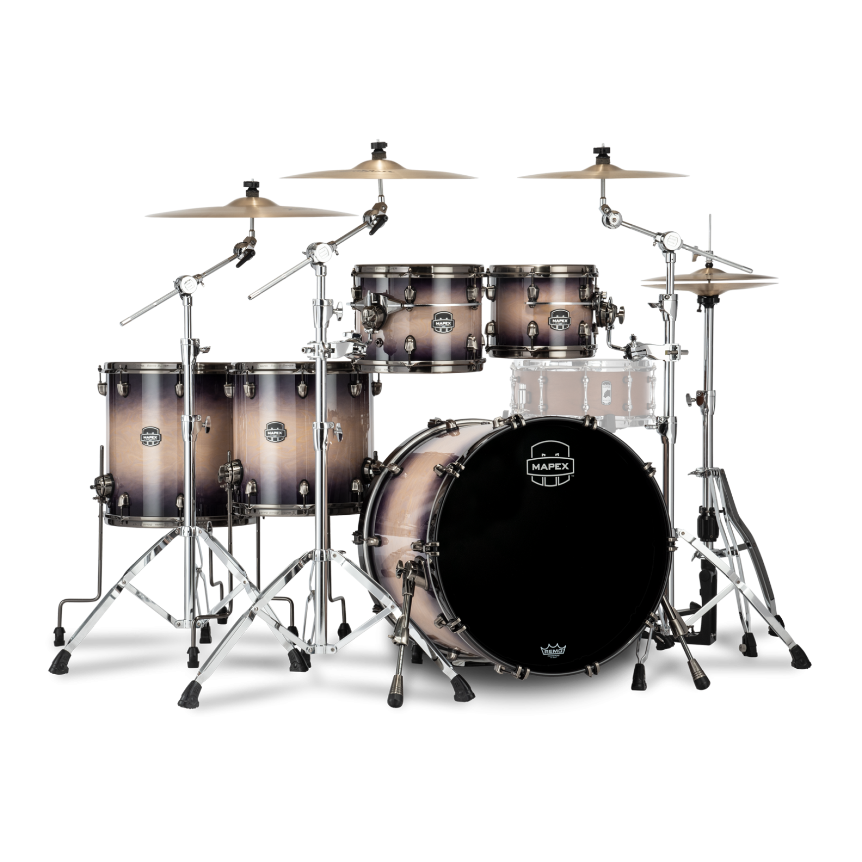 Mapex Saturn Evolution Exotic Maple Violet Burst BPZ