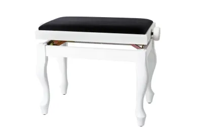 Gewa Pianobank GEWA Deluxe Classic weiß matt