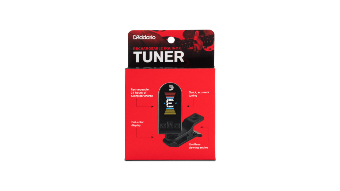 Daddario PW-CT-24 Equinox Rechargeable USB Tuner
