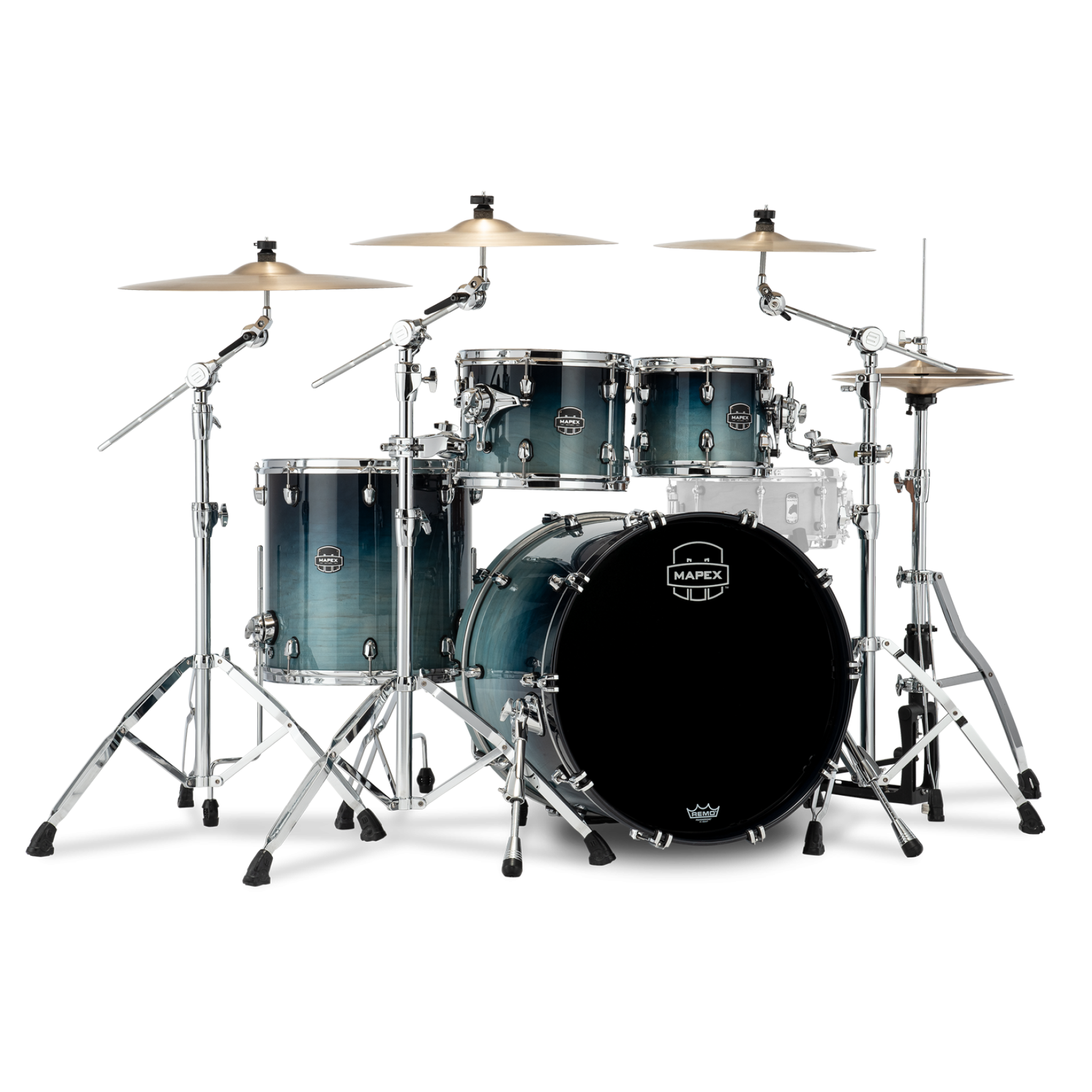 Mapex Saturn Rock Shellset Teal Blue Fade RJ