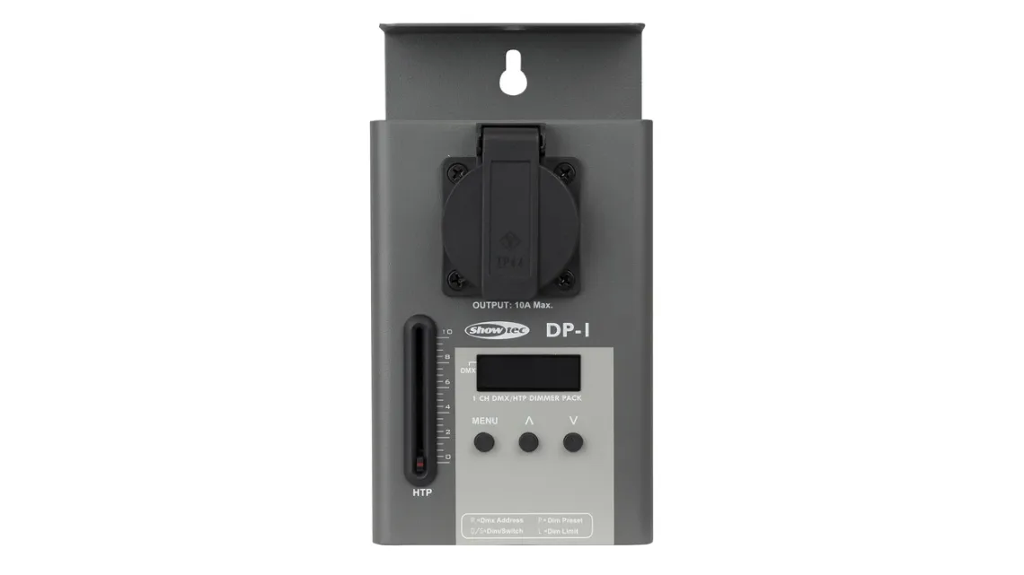 Showtec Dimmer, Single DP-1 1-Kanal, 10A/Dim Fader
