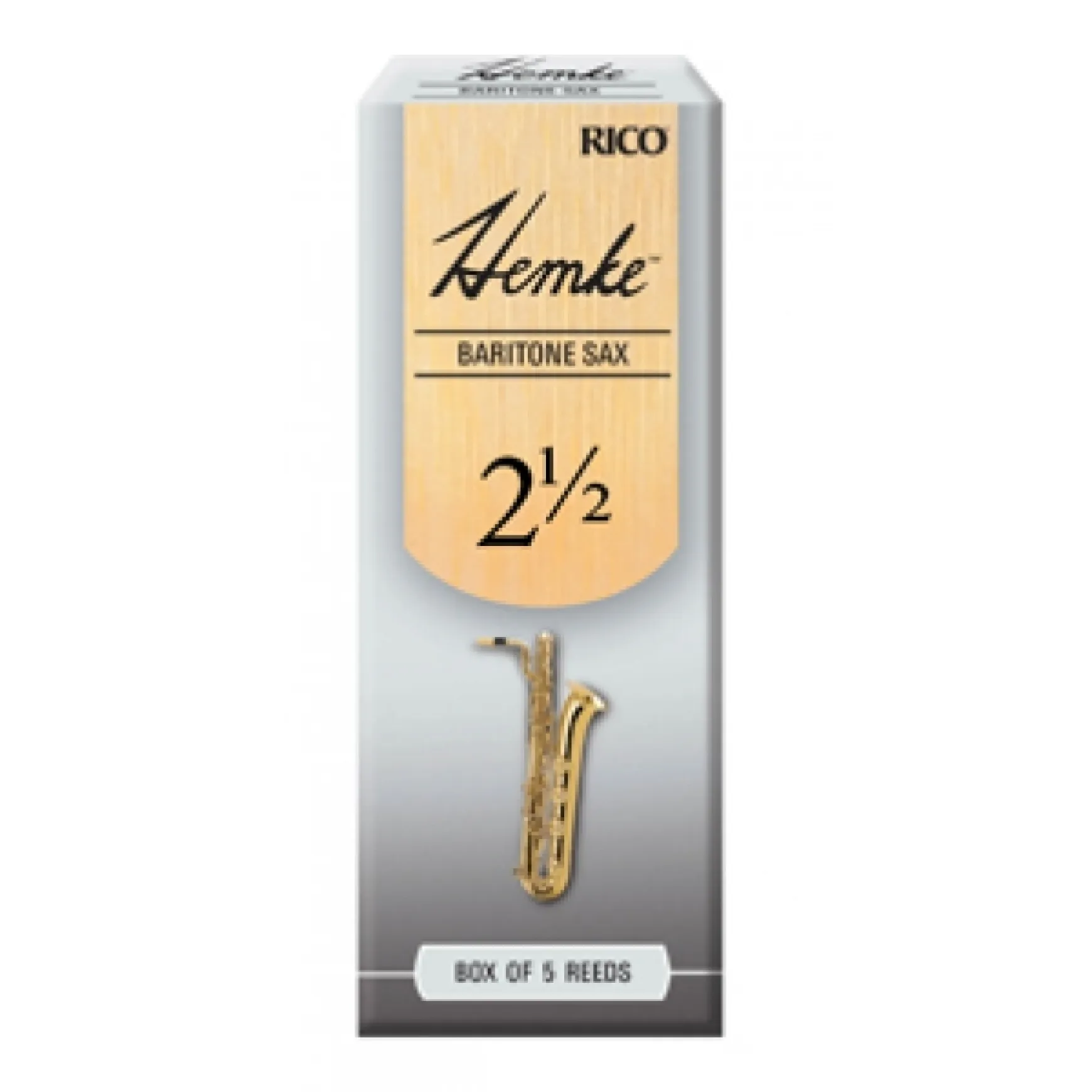 Rico Hemke Bariton-Saxophon 2,5 5er Box RHKP5BSX250