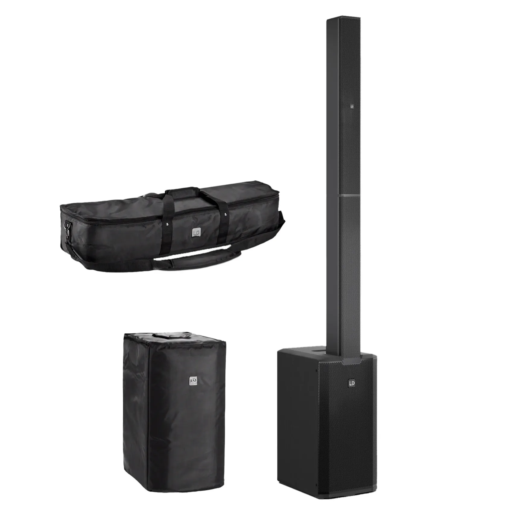 LD Systems MAUI 11 G3 MIX schwarz mit Taschen