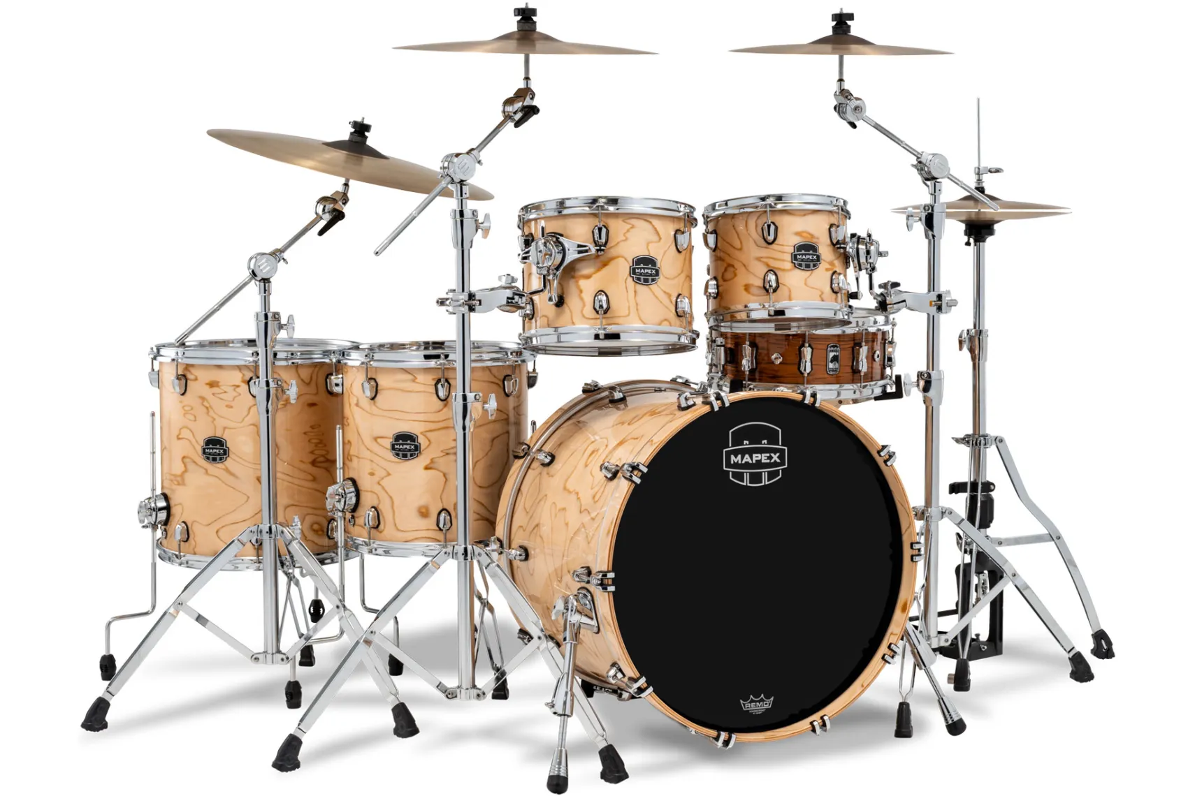Mapex Saturn VI Studioease Shellset Exotic Natural Burl