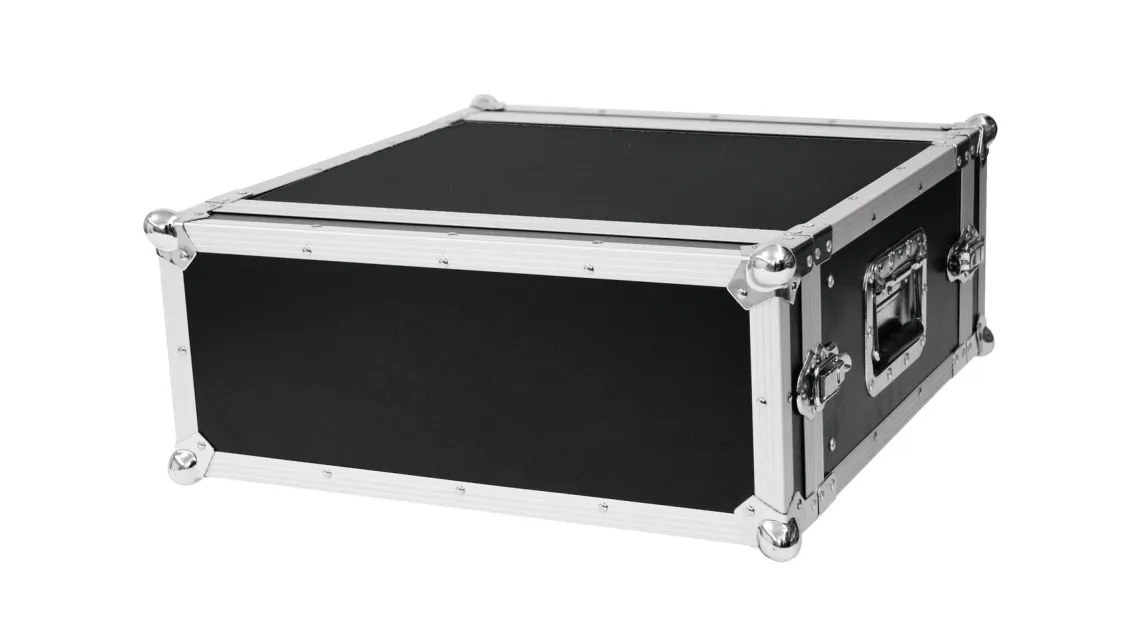 Roadinger Effektrack CO DD, 8HE, 38cm tief, schwarz