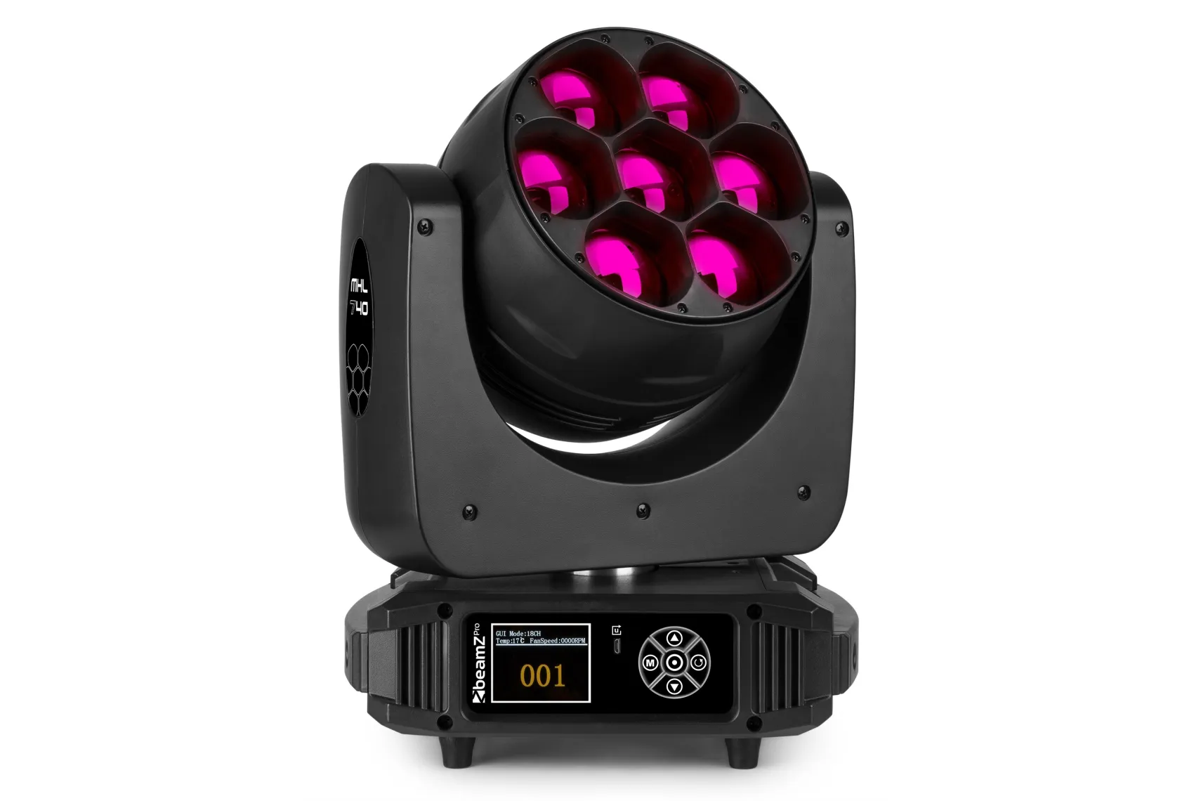 beamZ pro MHL740 LED Wash Moving Head mit Zoom