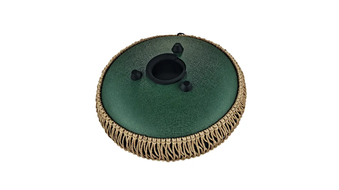 Meinl Sonic Energy Medium Octave Steel Tongue Drum 10" Dark Green