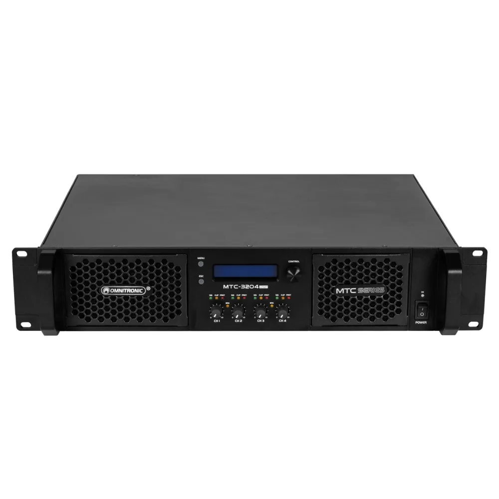 Omnitronic MTC-3204DSP 4-Kanal Endstufe mit DSP