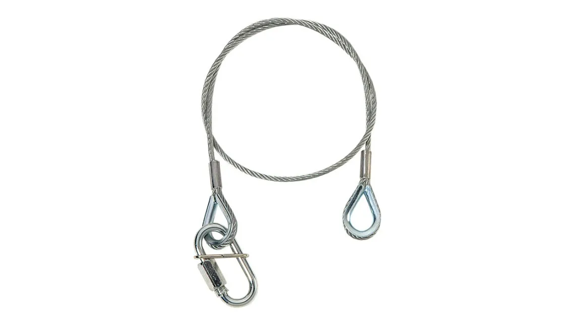 Adam Hall S37060 Sicherungsseil 60cm mit Schraubglied