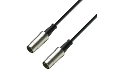 Adam Hall 3 m MIDI Kabel schwarz - 3 Star