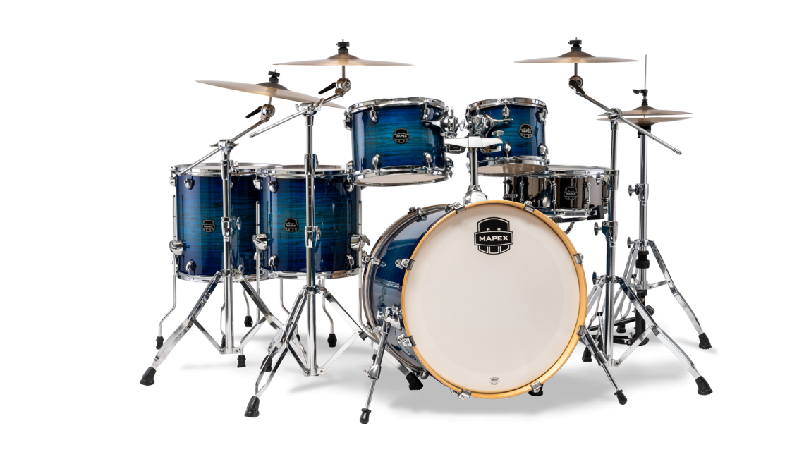 Mapex Armory Studioease Shellset Blue Wave Burst NJ