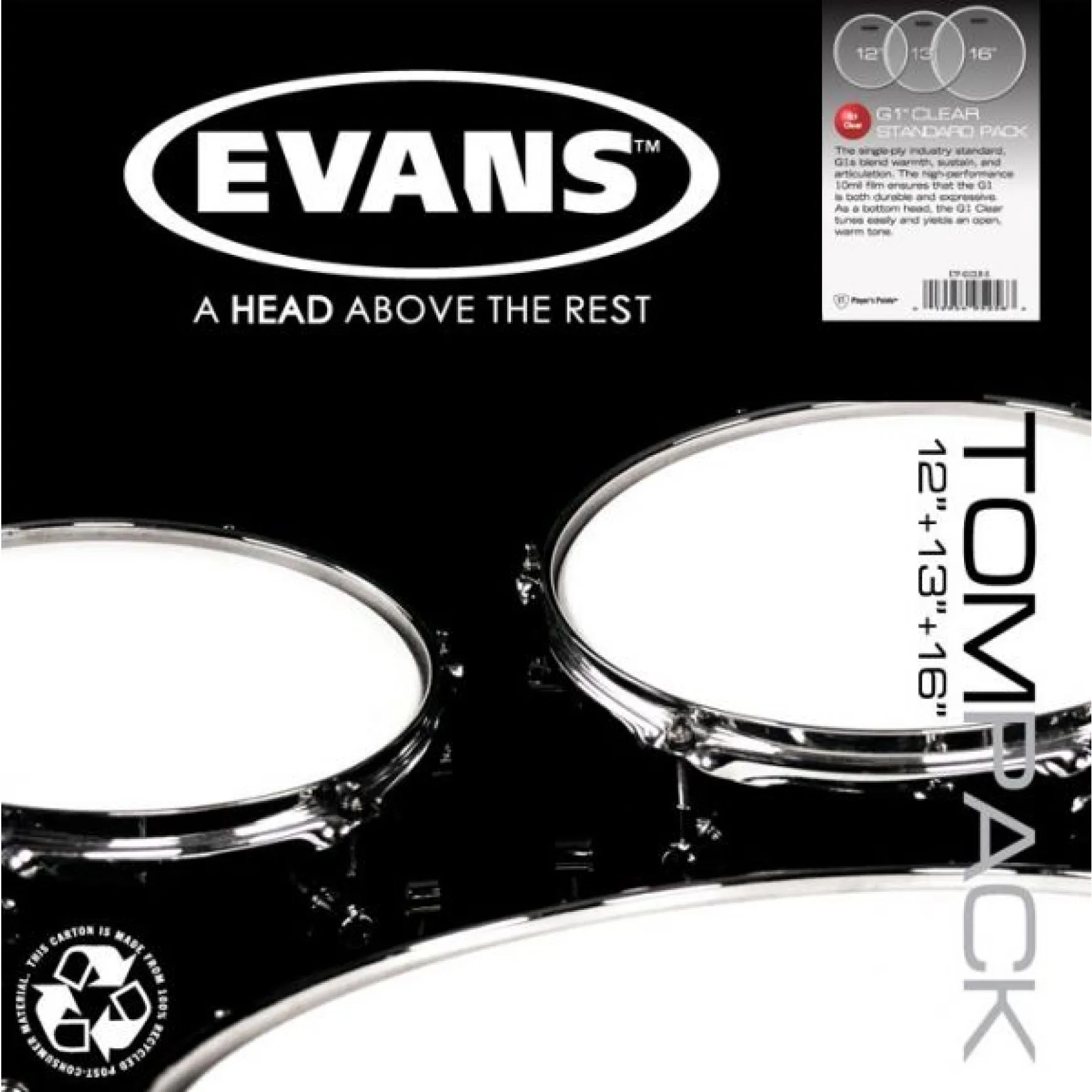 Evans G1 Fusion 2 Set Clear