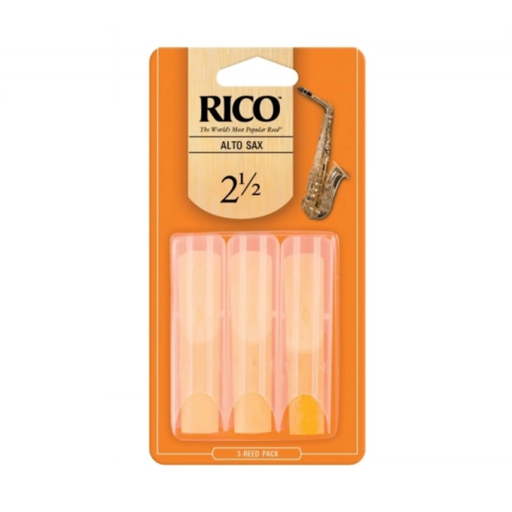 Rico Alt Saxophon Blätter 2,5 im 3er Pack RJA0325